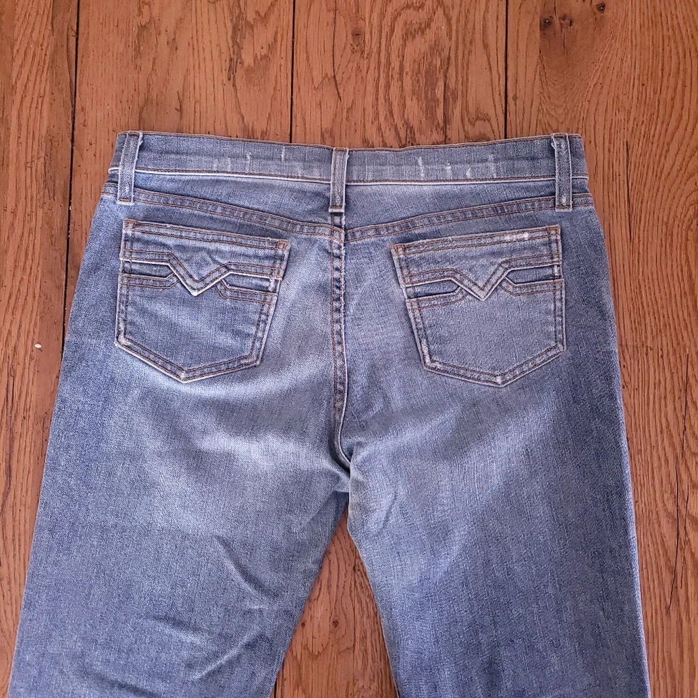 Vintage Bellbottom Flare Jeans -Tagged 30- USA Juicy Couture- Check Measurements - Picture 2 of 10